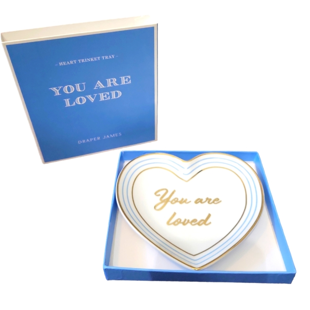 Draper James Hear Trinket Tray - You Are Loved